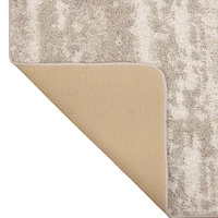 MAINSTAYS 48"x66" Grey and White Tufted Sanborn Shag Rug