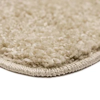 MAINSTAYS 48"x66" Beige and White Tufted Sanborn Shag Rug