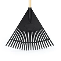 Expert Gardener 22-Tine Poly Leaf Rake