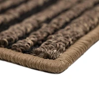 MAINSTAYS 36"x48" Rectangular Brown and Black Tufted Floor Mat