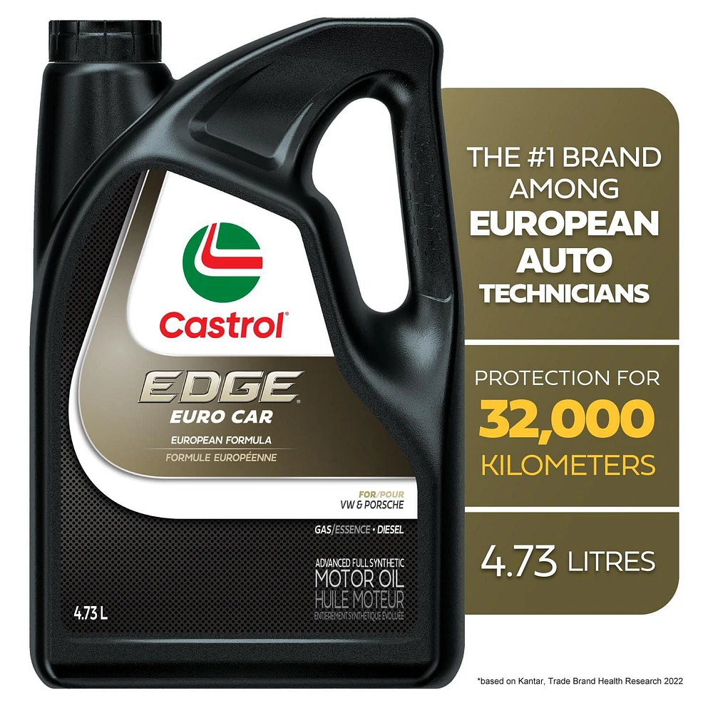 Castrol EDGE 5W40 Full Synthetic 5 L, A premium fully-synthetic motor oil