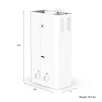 Eccotemp L10 3.0 GPM Portable Outdoor Water Heater w/  EccoFlo Diaphragm 12V Pump & Strainer