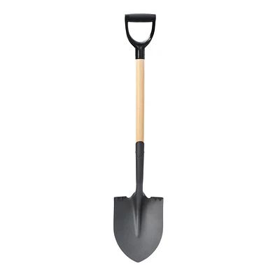 Expert Gardener Hardwood D-Handle Digging Shovel, Best for digging holes