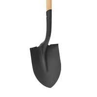 Expert Gardener Hardwood D-Handle Digging Shovel, Best for digging holes