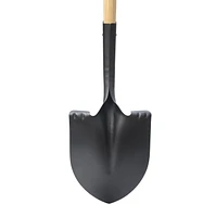 Expert Gardener Hardwood D-Handle Digging Shovel, Best for digging holes