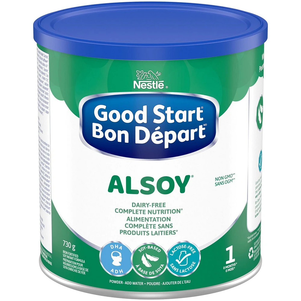 Préparation pour nourrissons NESTLÉ® BON DÉPART® ALSOY®, en poudre 730 g 730 GR