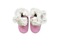 Rose et Chocolat Baby MoccasinZ Boot Pom Pom