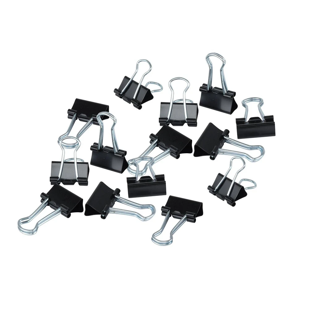 Pen+Gear Binder Clips, 40 pieces, 15 mm