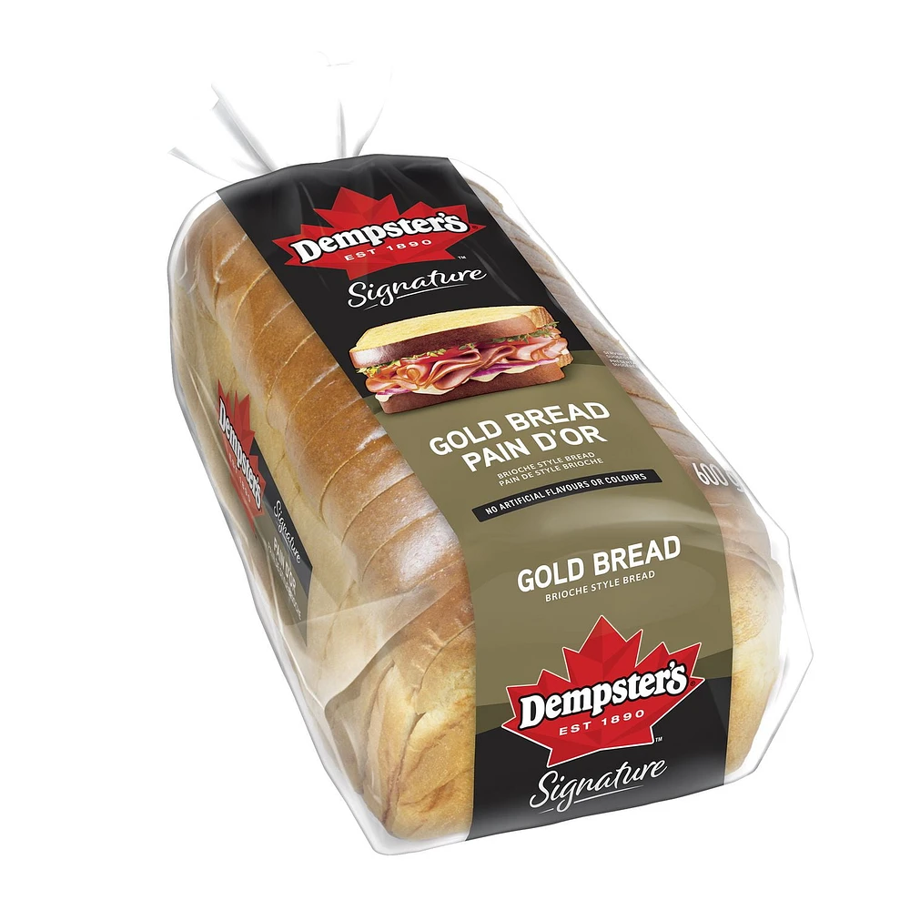 Dempster’s® Signature™ Brioche Style Gold Bread, 600 g