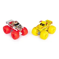 Monster Jam, Official Zombie Vs. El Toro Loco Die-Cast Monster Trucks, 1:64 Scale, Kids Toys for Boys Ages 3 and up