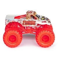 Monster Jam, Official Zombie Vs. El Toro Loco Die-Cast Monster Trucks, 1:64 Scale, Kids Toys for Boys Ages 3 and up