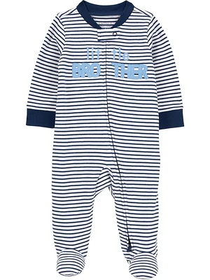 Carter's Child of Mine Newborn Boys'  Sleep N Play Outfit - Little Brother