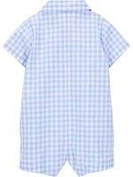 Carter's Child of Mine IB 1pc Romper - Blue Gingham