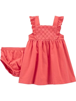 Carter's Child of Mine IG Dress Set- Pink