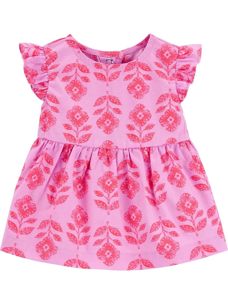 Carter's Child of Mine IG 3pc Set - Pink Orange Flower