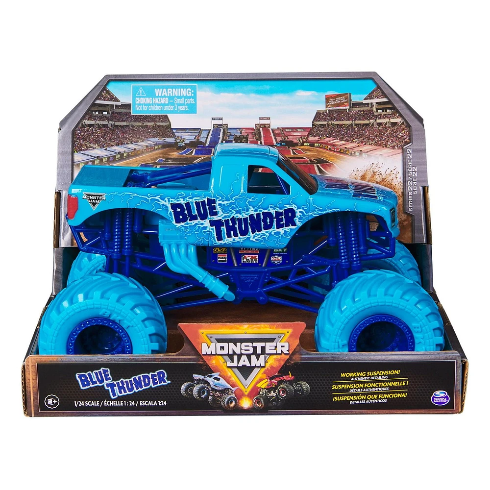 Monster Jam, Official Bakugan Dragonoid Monster Truck, Collector Die-Cast Vehicle, 1:24 Scale, Kids Toys for Boys and Girls Ages 3 and up