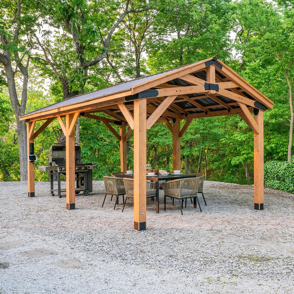 Backyard Discovery 20' x 12' Norwood Cedar Gazebo