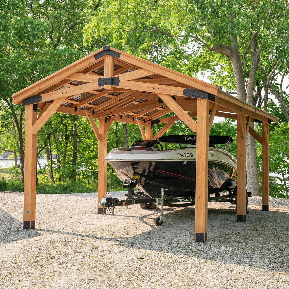 Backyard Discovery 20' x 12' Norwood Cedar Gazebo