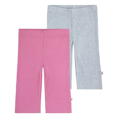 Huggies® Organic Ribbed Pants 2-Pack