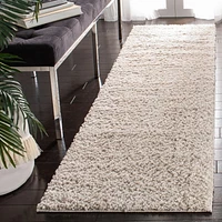 SAFAVIEH August Carlene Solid Plush Shag Area Rug