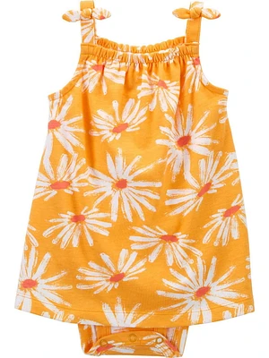 Carter's Child of Mine IG Sunsuit - Orange Flower