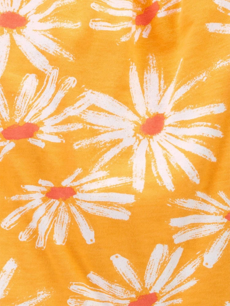 Carter's Child of Mine IG Sunsuit - Orange Flower