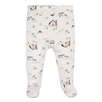 Gerber 3-Piece Baby Cap, Shirt & Footed Pant Set, Comfort. Soft. Stretch.