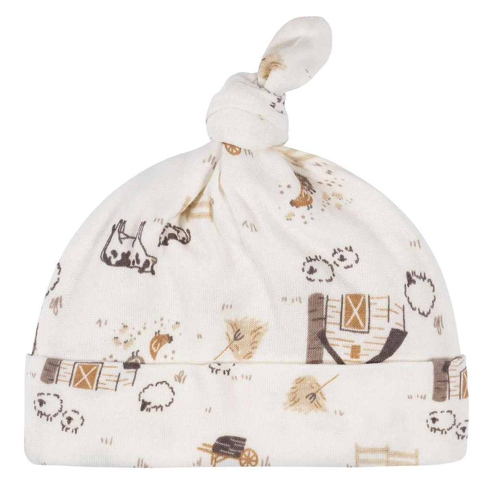 Gerber Ensemble 3 Pièces Bonnet, Chemise et Pantalon pour Bébé
