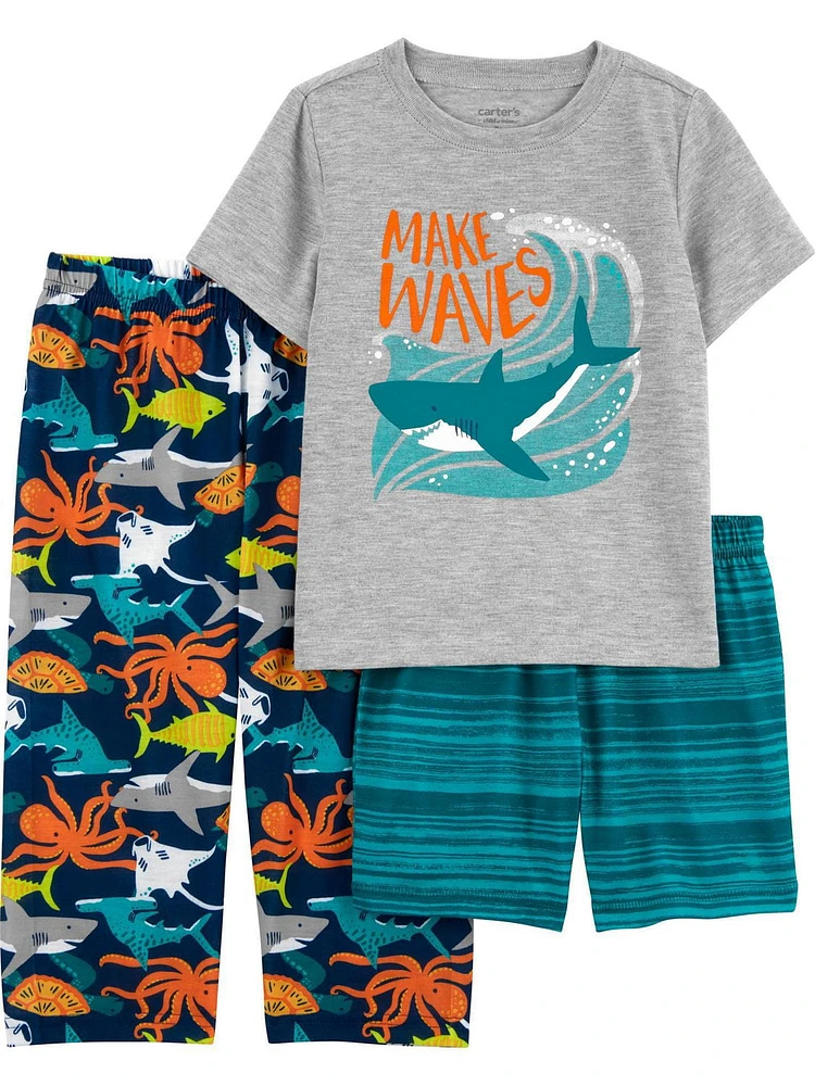 Carter's Child of Mine TB 3pc PJ- Make Waves