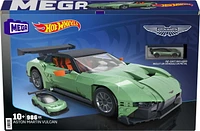 MEGA Hot Wheels Aston Martin Vulcan Vehicle Building Kit (986 Pieces) for Collectors