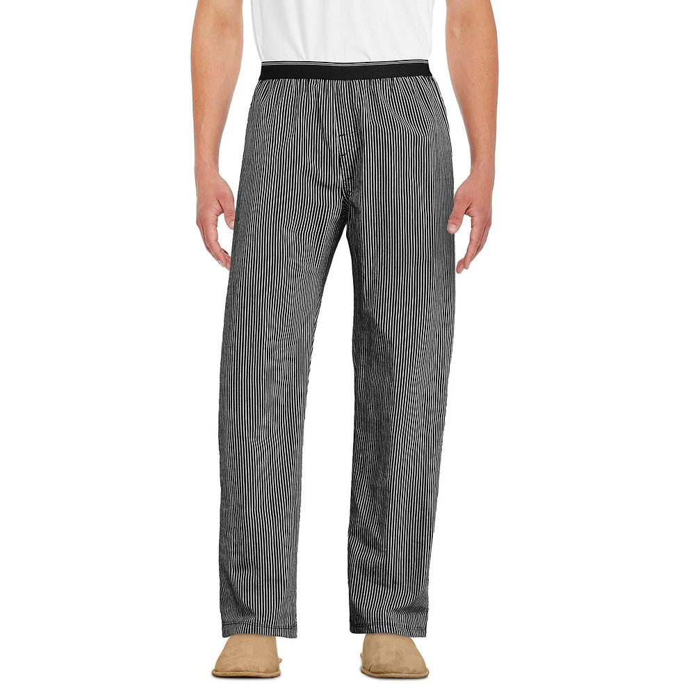 Pantalon de nuit en popeline George pour hommes Tailles P-TTG