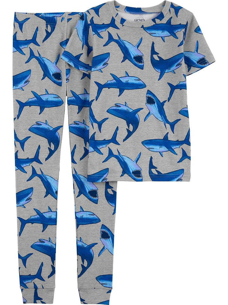 Carter's Child of Mine 4pc PJ - Blue Shark
