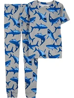 Carter's Child of Mine 4pc PJ - Blue Shark