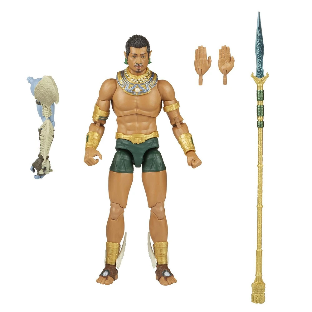 Marvel Legends Series Black Panther Wakanda Forever Namor 6-inch MCU Action Figure Toy, 3 Accessories, 1 Build-A-Figure Part