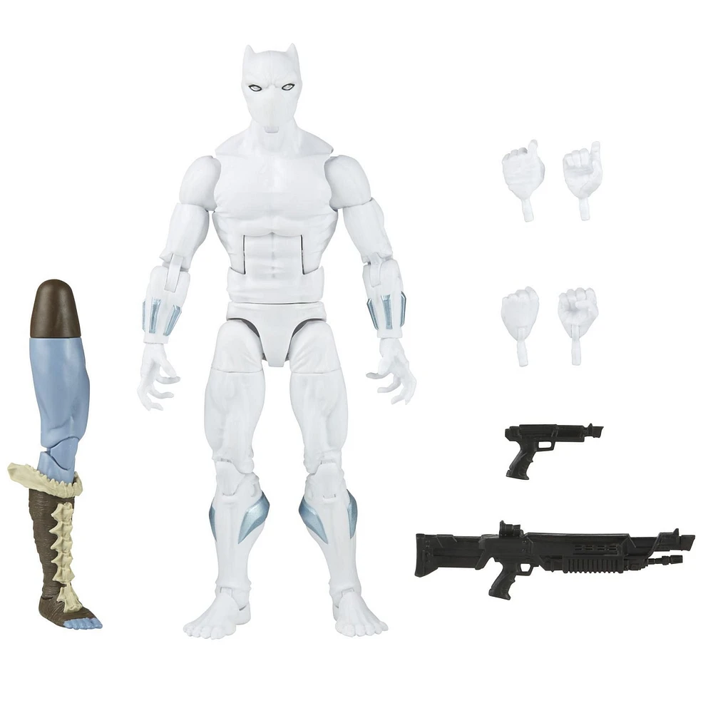 Marvel Legends Series Black Panther Hatut Zeraze 6-inch Marvel Comics Action Figure Toy, 6 Accessories, 1 Build-A-Figure Part