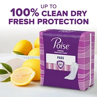 Poise Incontinence Pads for Women, 5 Drop, Maximum Absorbency, Regular, 96Ct