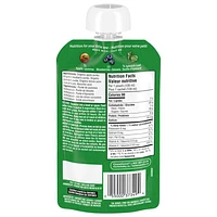 Purée GERBER Biologique Pomme Bleuet Épinard pour bébés, 128 ml 128 ml
