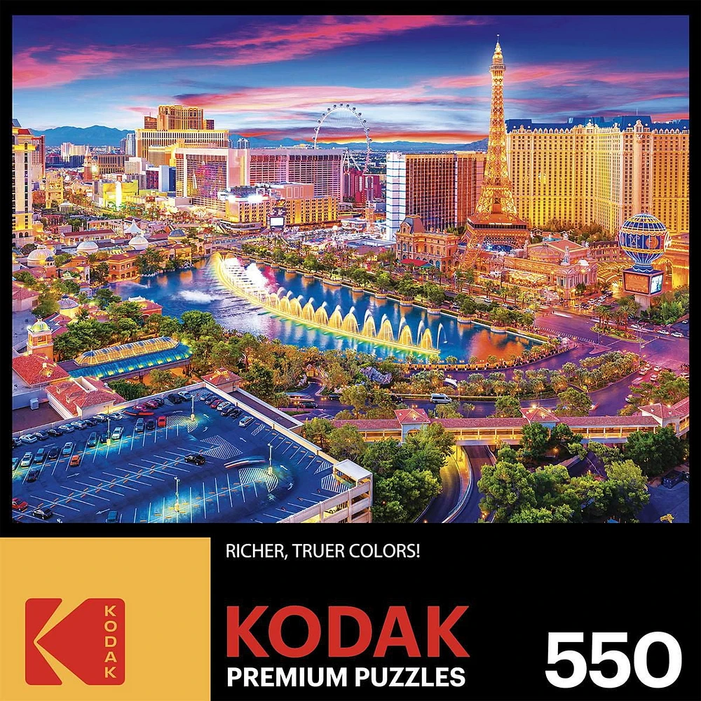 Kodak 550pc Puzzle - Las Vegas Strip