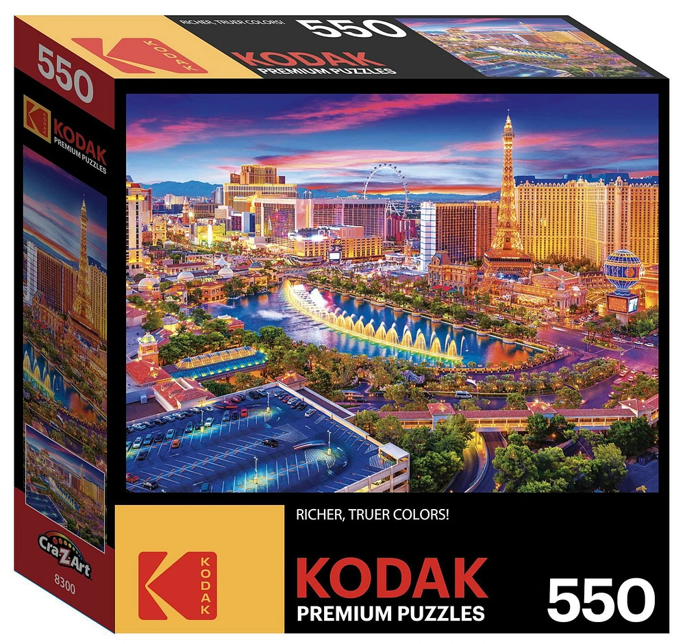 Kodak 550pc Puzzle - Las Vegas Strip