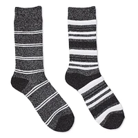 Athletic Works Women's Thermal Crew Socks 2-Pack