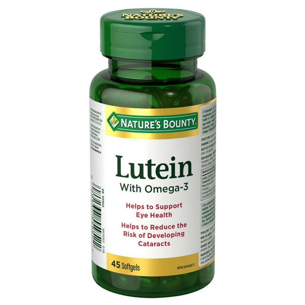 Nature's Bounty Lutein with Omega-3