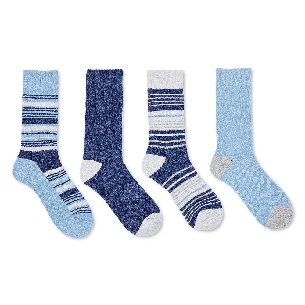 Athletic Works Women's Crew Socks 4-Pack