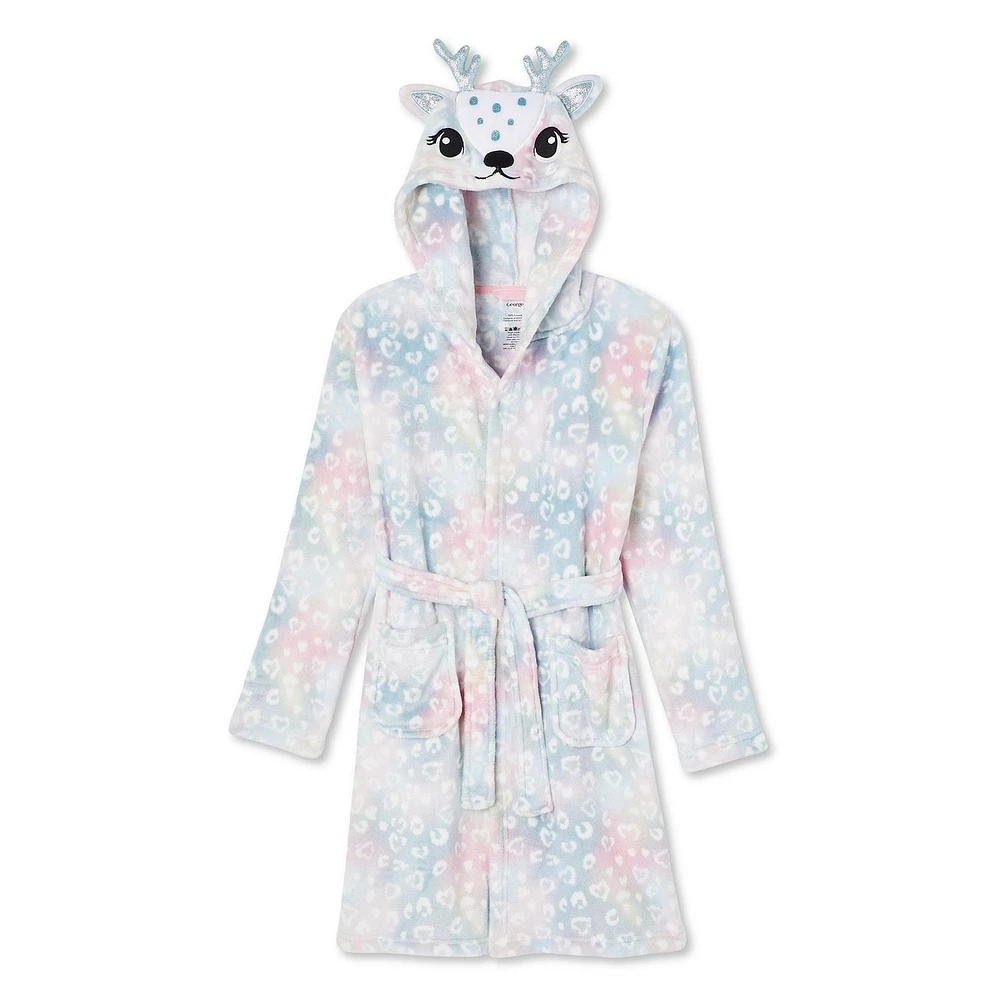 George Girls' Hooded Robe, Sizes XS-XL