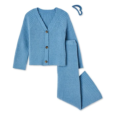 Ensemble 3 pièces avec cardigan George pour filles