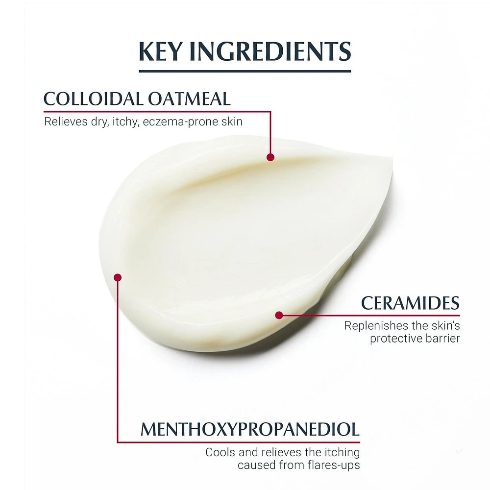 Traitement des poussées Eczema Relief d’Eucerin pour visage et corps sujette à l'eczéma, 57g 57g