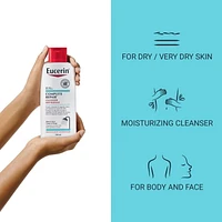 EUCERIN Complete Repair Cleanser for Dry to Very Dry Skin | Face & Body Wash | Fragrance and Soap-free Wash | Recommended by Dermatologists, 500mL bottle