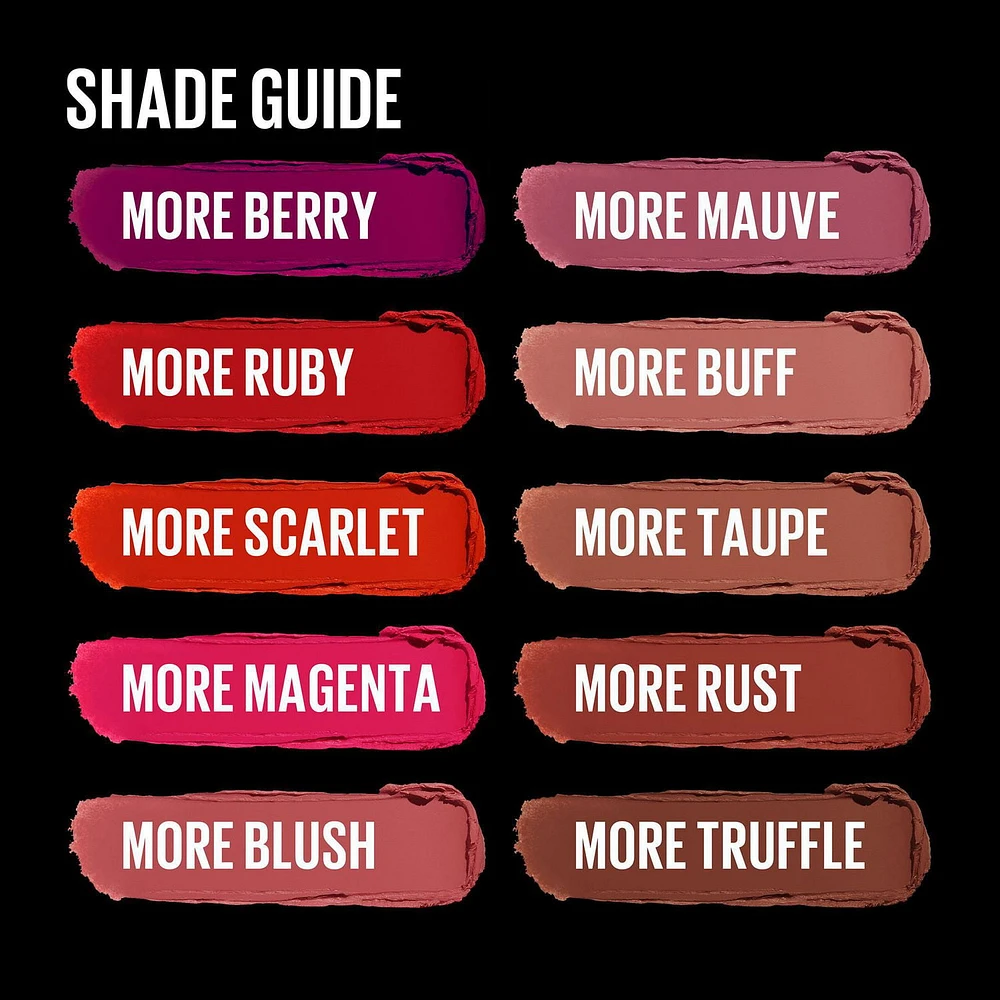 Rouge à lèvres Ultimatte Maybelline Color Sensational Rouge à lèvres léger et mat