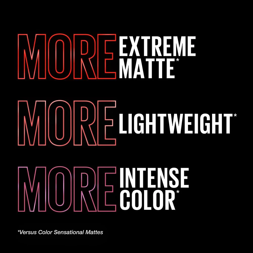 Rouge à lèvres Ultimatte Maybelline Color Sensational Rouge à lèvres léger et mat
