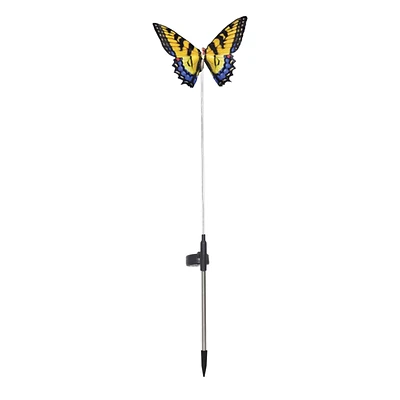 BUTTERFLY GARDEN STAKE LIGHT WITH BENDABLE POLE