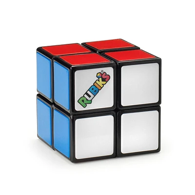 Rubik’s Mini 2x2, 2x2 Classic Colour-Matching Puzzle, Pocket Size Brain-Teasing Puzzle Toy, 2x2 Classic Rubik’s